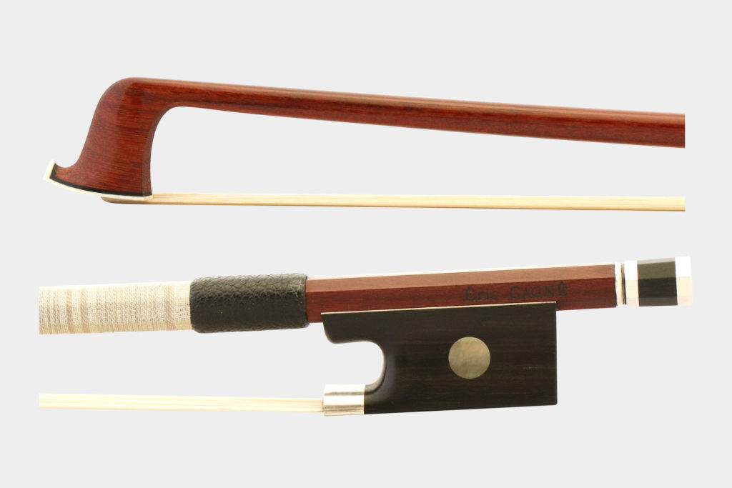 カナダの名工「エリック・ガニエ」のヴァイオリン弓とチェロ弓が入荷